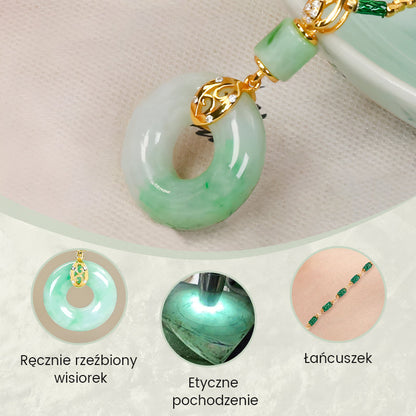 Naszyjnik z nefrytu Hotan