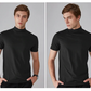 👕 🔝 Wąski T-shirt męski z zabudowanym dekoltem – dopasowany, wygodny i nowoczesny styl 🎁