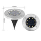🔥 🔥 Solarna lampa ogrodowa ze stali nierdzewnej z żarówką LED
