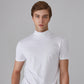 👕 🔝 Wąski T-shirt męski z zabudowanym dekoltem – dopasowany, wygodny i nowoczesny styl 🎁