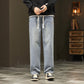 【M-4XL】👖Męskie luźne proste dżinsy - Relaks i wygoda