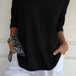 【M-4XL】💖Jednokolorowy dzianinowy top z dekoltem w serek