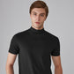 👕 🔝 Wąski T-shirt męski z zabudowanym dekoltem – dopasowany, wygodny i nowoczesny styl 🎁