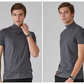 👕 🔝 Wąski T-shirt męski z zabudowanym dekoltem – dopasowany, wygodny i nowoczesny styl 🎁