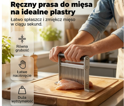 🌟Trwałe i skuteczne narzędzie do formowania mięsa