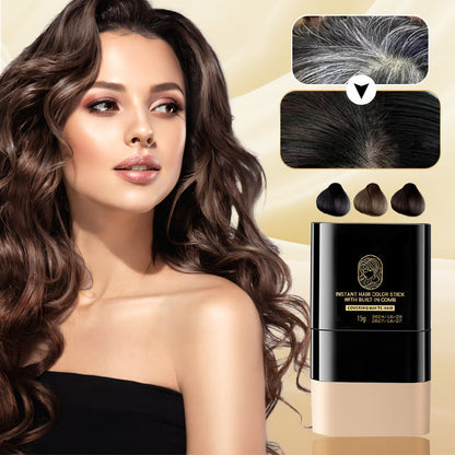 🎉 Kup 2, weź 1 za darmo! 🎉 Natychmiastowy Stik do Koloryzacji Włosów z Wbudowanym Grzebieniem