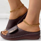 Kapcie ortopedyczne Peep Toe Hollow Out