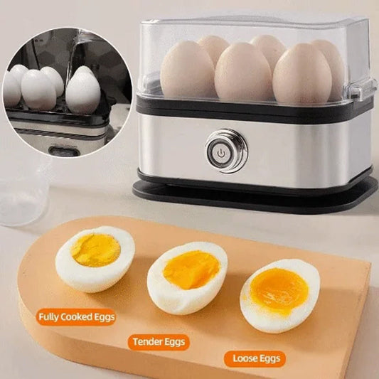 👩‍🍳 Wielofunkcyjny garnek do gotowania jajek z przezroczystą pokrywką 🥚💕