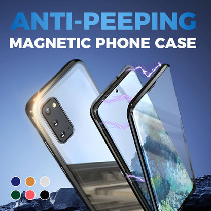 Dwustronne etui z hartowanego szkła magnetycznego do telefonów Samsung S23-S25
