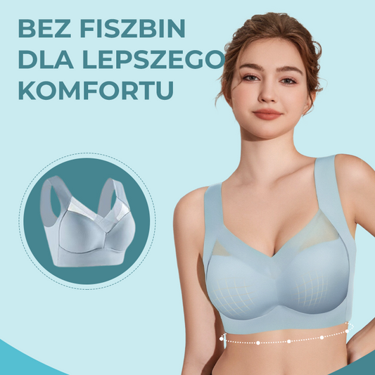 Damski bezszwowy, oddychający biustonosz bez fiszbin