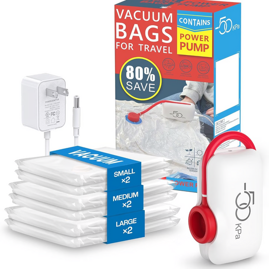 ✨Torba próżniowa zasilana przez USB - Zaoszczędź 80% miejsca