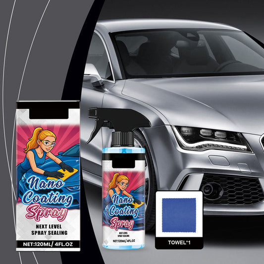 🚗✨Spray do polerowania samochodu chroni lakier samochodowy, formuła zapobiegająca zarysowaniom☀️