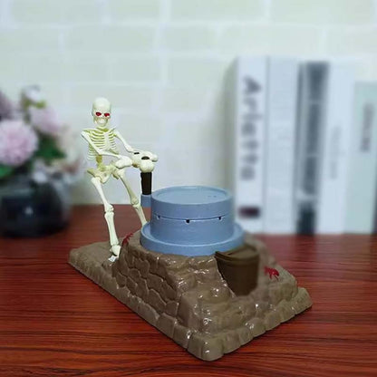 🦴Zabawna skarbonka w kształcie szkieletu z podświetleniem i muzyką