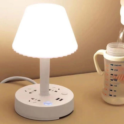 📢📢✨Lampa stołowa z dwoma gniazdami