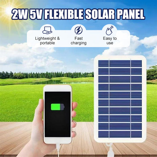 ☀️ Elastyczny panel słoneczny 2W 5V
