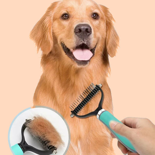 🐾Dwustronny grzebień do usuwania sierści zwierząt