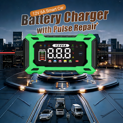 ⏰🔋 Ładowarka akumulatorów samochodowych 12 V 6 A 🚗⚡