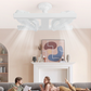 📢📢 ⏰Nowoczesny wentylator sufitowy LED 2 w 1 z oświetleniem
