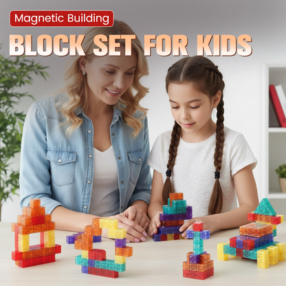 🧲✨ Magnetyczne klocki, 70–240 elementów – zabawka STEM rozwijająca u dziecka percepcję przestrzenną!