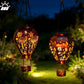 🎈 Lampa solarna na balon na ogrzane powietrze – dekoracyjne oświetlenie ogrodowe