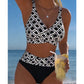👙🌊Dwuczęściowy damski komplet bikini z wysokim stanem