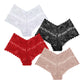 【✨ 1 + 3 gratis - 4 szt.】Seksowne koronkowe majtki damskie - Przezroczysta bielizna w kwiaty 💋