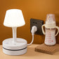⏰ 💡 Lampka nocna z USB i gniazdkami – oświetlenie i ładowanie w jednym! 🔌