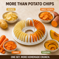 🥔🍟 Domowy ekspres do robienia chipsów ziemniaczanych do mikrofalówki - bez oleju, chrupiące i zdrowe - idealne na domowe przekąski 🥗✨
