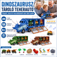🦖🚚 Interaktywna ciężarówka transportowa dinozaurów: poruszająca przygoda i rozwój umiejętności ✨🧠
