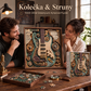 Kreatywna układanka 3D z gitarą steampunkową