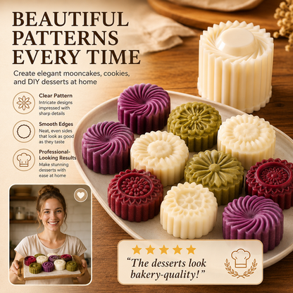 🎂 Kreatywna forma do ciasta 2w1 –  OFERTA LIMITOWANA!🧁 Dwustronna, do ciastek, muffinek i dekoracji