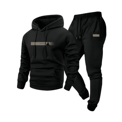 ✨Hettegenser og joggebukse for menn – 2-dels sett – Koselig, komfortabel og uanstrengt casual