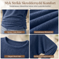 🔥49 % rabatt✨👚 Avslappet oversized-genser for kvinner | Rund hals, lange ermer og trendy rynkedetaljer