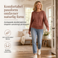 🔥49 % rabatt✨👚 Avslappet oversized-genser for kvinner | Rund hals, lange ermer og trendy rynkedetaljer