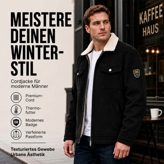🧥Retro Kordfløyel, Uformell & Stilig✨ Herrejakke i Kordfløyel – Klassisk Tekstur, Uanstrengt Stilig ✨