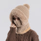 ❄️ 50% RABATT | 3-i-1 strikket vinterbalaklava – lue, ansiktsmaske & halsvarmer