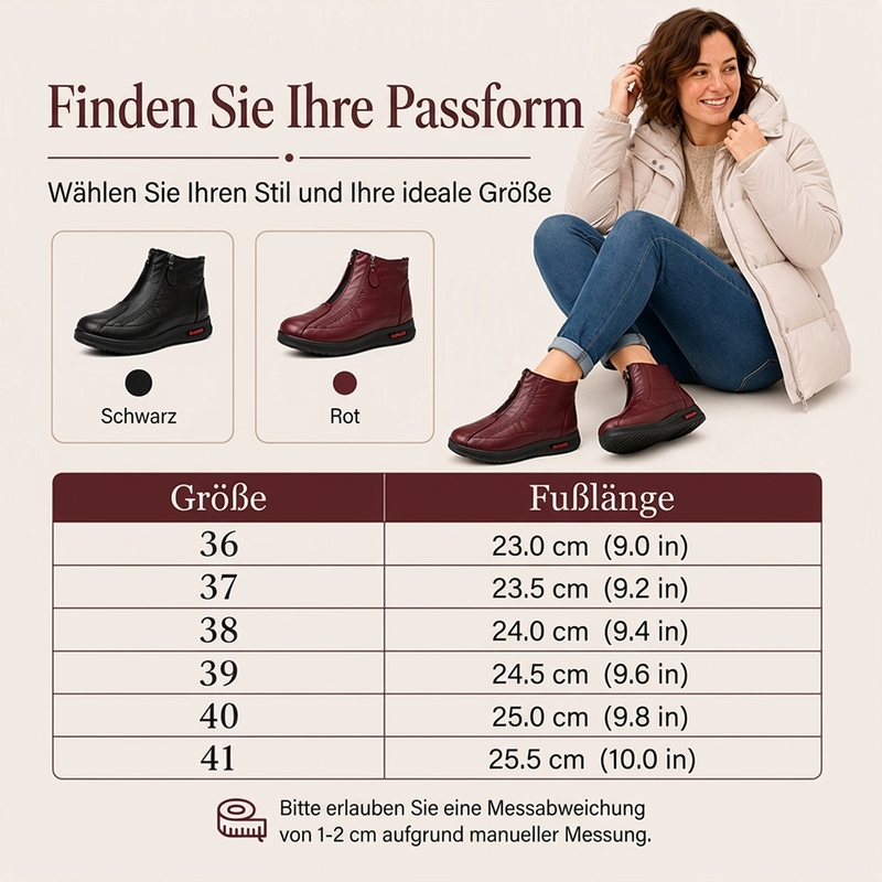 🎉 Warme rutschfeste Winterstiefel für Damen