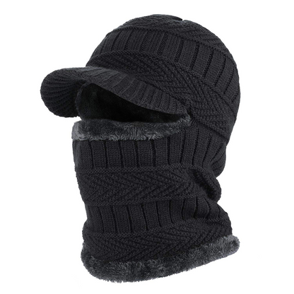🔥 🎉 Warme 3-in-1 Winter-Balaclava mit Wärmehaube und Visier – winddicht, bequem & vielseitig
