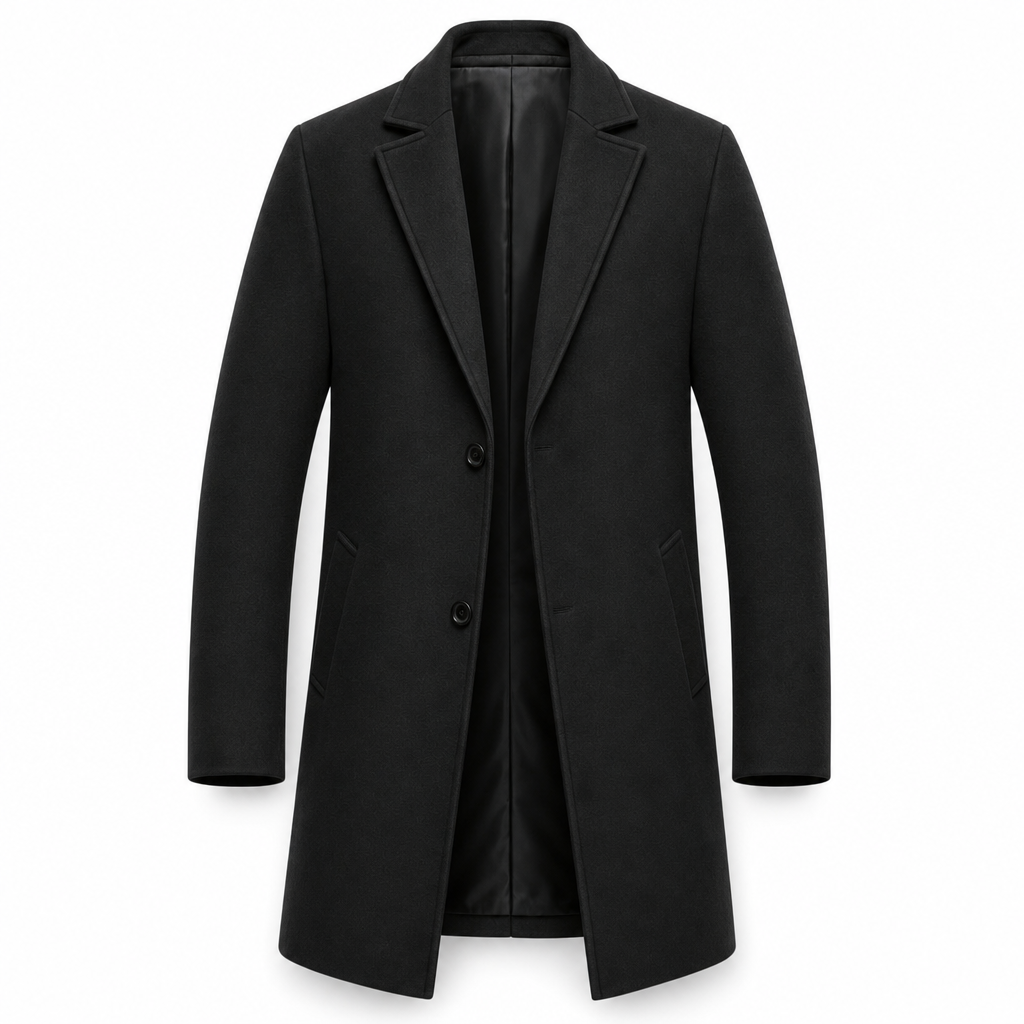📢🎉🛍️✨Klassischer einreihiger Trenchcoat für Herren, Business-Casual Premium Windbreaker