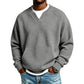 📢Blitzangebot! Jetzt zuschlagen!📢 Legere Waffelstrick-Sweatshirt für Herren