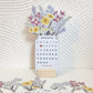 ✨KUP 1 I OTRZYMAJ 1 GRATISK✨alendarz biurkowy 2024 Bloomy Flowers