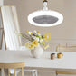 Lampa z wentylatorem LED do aromaterapii 2 w 1