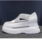 Lekkie, oddychające buty damskie Lace Border Chunky Shoes